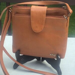 ROCAI LEATHER CROSS BODY BAG